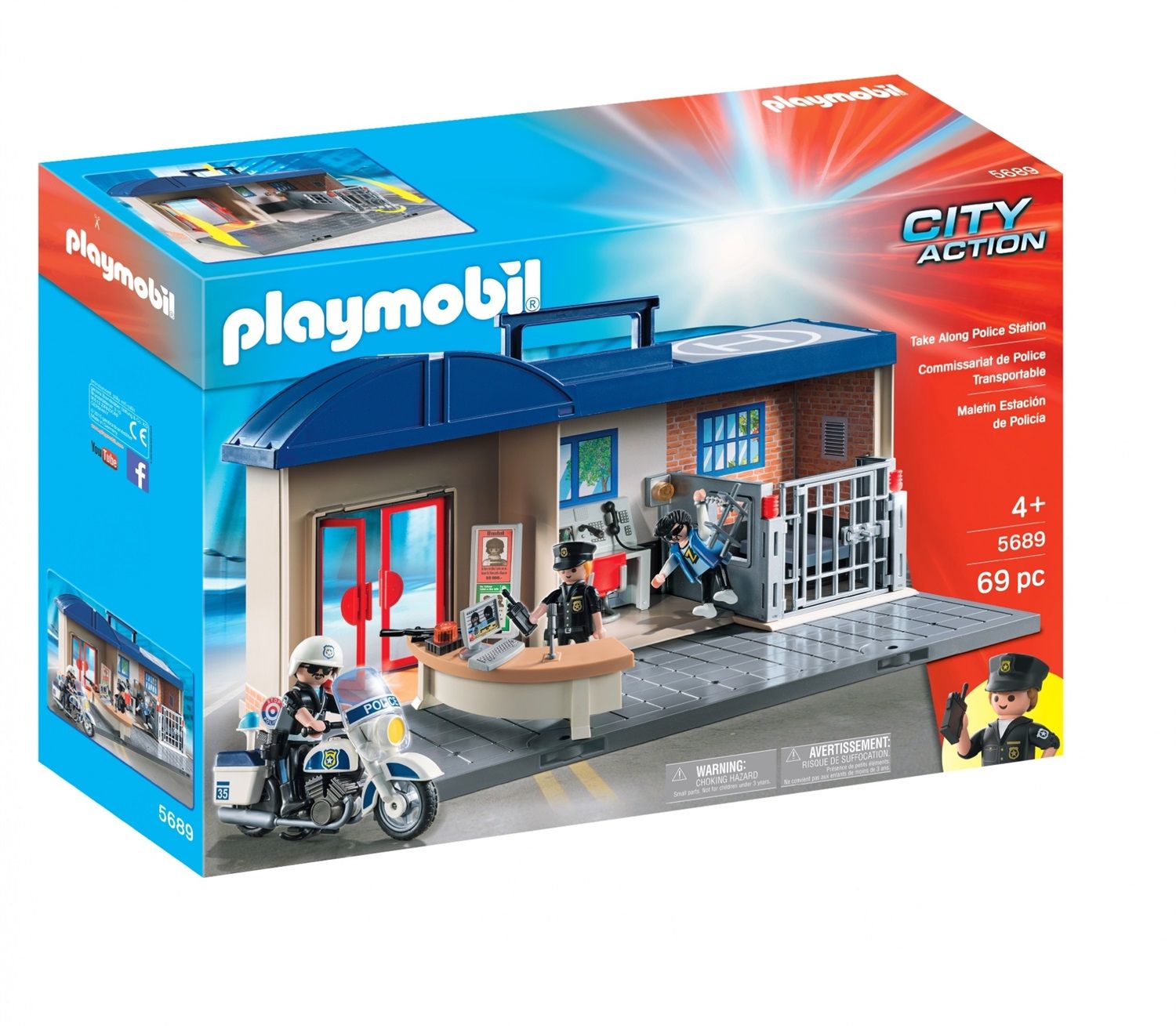 stazione di polizia playmobil